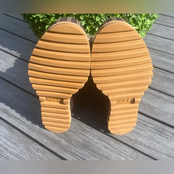 Women’s UGG Alasdair Leather Wedge Ankle Booties - Picture 7 of 8